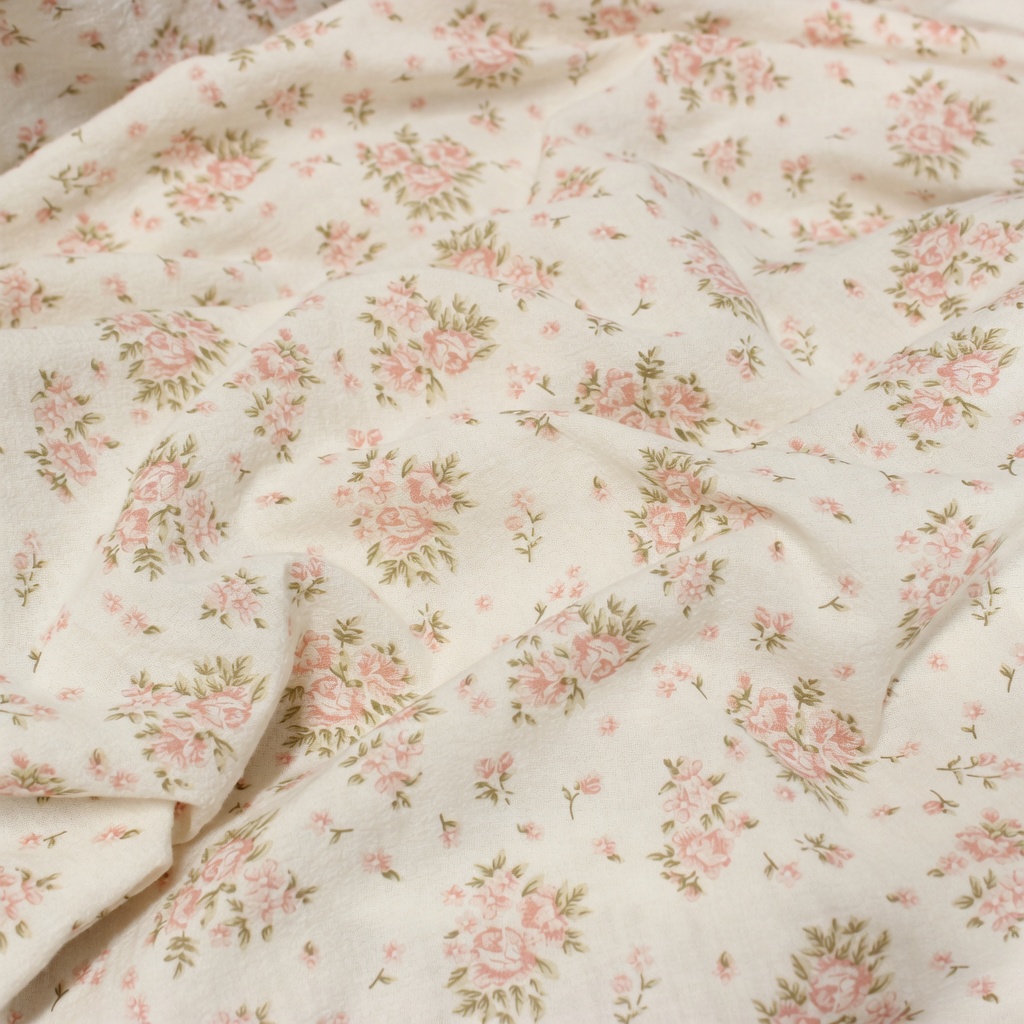 Wholesale Organic Custom Digital Printing 55% Cotton 45% Viscose Blended Bubble Bullet Fabrics for Boys & Girls Kids Bows