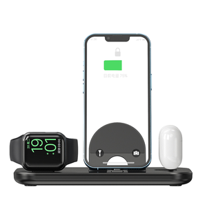 3 1 chargeur de bureau à charge rapide support de téléphone pliable support Type-C Port GAN matériel prend en charge la charge sans fil <span class=keywords><strong>Android</strong></span> - Product Image 2