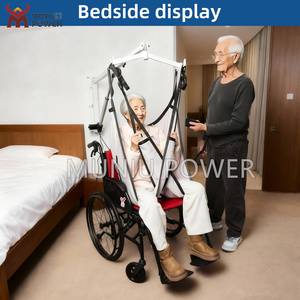 MUNIU Evde Bakım Elektrikli Duvara Monte Hasta Kaldırma Cihazı Engelli Rehabilitasyon Terapisi için Askılı Transfer Ekipmanı - Product Image 3