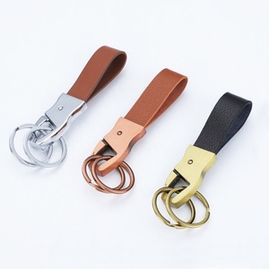 Zinc Alloy Leather Braided Customized Guitar Handbag <b>Purse</b> Car <b>Key</b> Hanging Strap Bag Keychain - Product Image 2