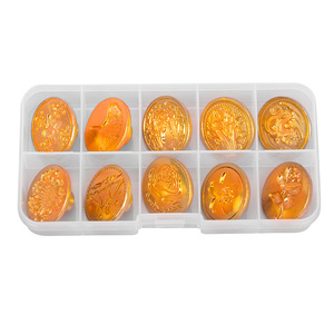 Sealing <b>Wax</b> Stamp Heads 10 Grid Zinc Alloy Engraved Patterns For <b>Wax</b> <b>Seals</b> - Product Image 5