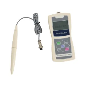 כף יד דיגיטלית טסלה מד Gaussmeter משטח בוחן שדה עם בדיקה 0-2400mT