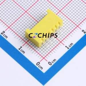 WAFER-HY2.0-6PZZ-H62 Wire-to-Board Pin Header Through hole Component (THT),P=2mm Connector 1x6P 2mm Through Hole HY - Product Image 2