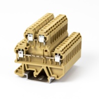 500V 32A 0.2-2.5mm2 bornier à vis conducteur en laiton 24-14awg DK4Q pour armoire de contrôle d'automatisation I/O