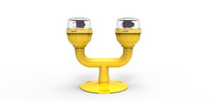 Torre de Luz de Obstrucción de Aviación Roja de Doble LED de Baja Intensidad/Edificio, Luz Continua del Anochecer al Amanecer, Estándar ICAO Anexo 14, IP66 - Product Image 4