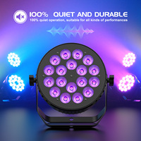 Lumière LED Par 18X8W DJ Disco Party Mariage Scène Bar Club Lumière de scène RGBW 4 en 1 Effet Lumière Par pour événements
