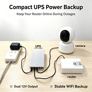 13400mAh <b>Mini</b> DC Lithium Battery UPS 12V/9V/5V Backup for <b>Router</b> ONU Modem CCTV Camera - Product Image 5