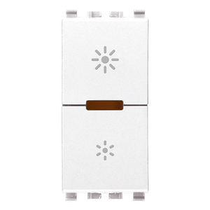 Variateur d'intensité universel 230V blanc à montage mural pour le contrôle de l'éclairage - Product Image 1