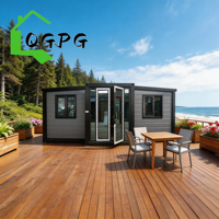 Casa Prefabricada Tipo Granny Flat de 40 pies x 20 pies, Villa en Contenedor Expandible, Casa Móvil Portátil de 40 pies x 20 pies, Vivienda Prefabricada de 2, 3, 4 y 5 Dormitorios