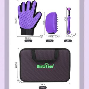 9-Piece <b>Pet</b> Grooming Kit: Dog & Cat Brush, Deshedding Comb, Nail <b>Clippers</b>, Scissors - Perfect Gift - Product Image 4