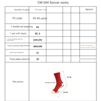 Chaussettes de football antidérapantes personnalisées pour la course à pied Chaussettes de football à poignée Chaussettes de compression professionnelle unisexe pour hommes