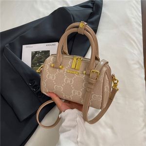 Bolso de Mano Cilíndrico Retro de Lujo, Estilo Europeo y Americano, Gran Capacidad, Multifuncional.99128 - Product Image 3