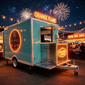Professional Kebab Fully Equipped Coffee Food Truck VIN Concession Trailer - Product Image 2