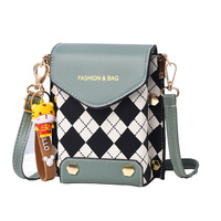 Nouveau Sac Bandoulière Messager en PU Style Coréen pour Femme, Imprimé Tendance pour l'Été, Sac à Main Élégant pour Dames