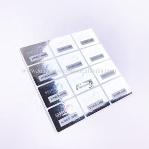 Seri numaraları ile özel logo orijinallik hologram çıkartmalar qr kod etiket etiket - Product Image 5