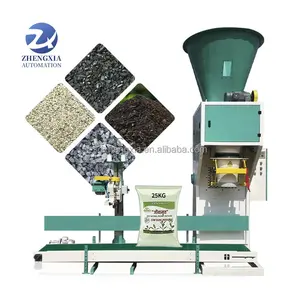 Semi-Automatische Compost Organische Meststof Zaksteen Grind Bentoniet Diervoeder Verpakkingsmachine