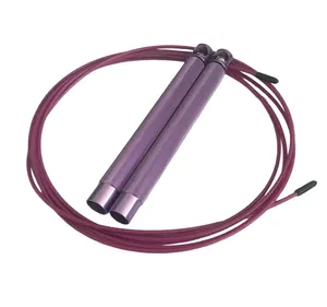 Durable Steel Cable Adjustable Gym Handle Aluminium Cable Skipping Rope Cheap Jump Ropes