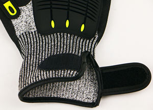 Guantes de Trabajo de Seguridad Resistentes a los Cortes, Recubiertos de Nitrilo Arenoso TPR, Anti EN388 4X43DP, para Mecánicos, de Alto Impacto - Product Image 2