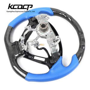 Volant personnalisé AlcantarA led en fibre de carbone adapté pour Infiniti EX25 EX30 EX35 G25 G37 G35 volant de course convertible - Product Image 6