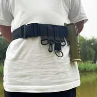 Support de canne à pêche avec boucle de ceinture et verrouillage à crochet, équipement de pêche, vente en gros transfrontalière