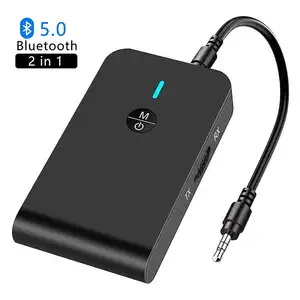 PIX-LINK Transmitter Receiver Bluetooth 2-in-1 Wireless 3.5mm Blue tooth Audio Adapter