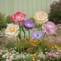 Große, Realistische Papierblumen, Künstliche Moderne Handgefertigte Blumen für Schulanfang, Chinesisches Neujahr, Weihnachten, Umweltfreundlich