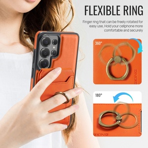 เคสโทรศัพท์แบบกระเป๋าหนัง PU แม่เหล็กสำหรับธุรกิจ สำหรับ Samsung S26 S23 S24 S25 Ultra Plus FE พร้อมช่องใส่บัตรและขาตั้งป้องกัน - Product Image 6
