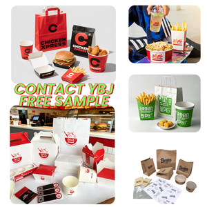 Caja Ecológica Personalizada para Comida para Llevar, con Compartimento para Mini Smash Burger, Vaso para Salsas, Envoltorio para Pollo Frito, Papas Fritas, Empaque para Comida Rápida - Product Image 5