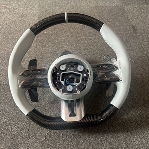 Volant de course sport en fibre de carbone de haute qualité pour Mercedes-Benz CLA GLA GLC GLE GLS W205 W213 W222 W177 AMG W205 W213 - Product Image 1