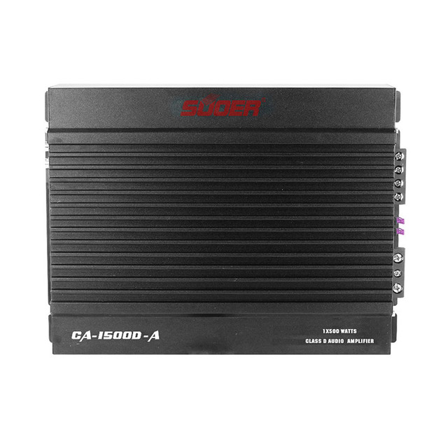 1500Wrms Class D Monoblock CAR Amplifier with Crossovers Single Channel Combination