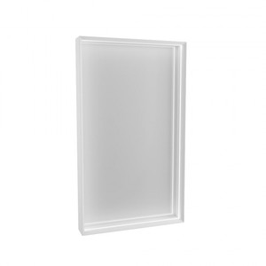 App Flaminia 120 specchio per il trucco a LED di lusso Art déco a parete ovale incorniciato specchio da bagno per la decorazione cosmetica luce per il trucco - Product Image 1