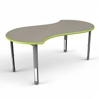 Mesa de Actividades para el Aula con Altura Ajustable, Escritorio Flexible para el Aprendizaje Colaborativo, Muebles Escolares Modernos para K12