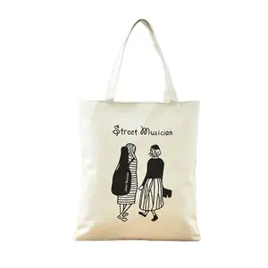 Natural Blank Cotton 10oz Shopping Websites Student Tote Canvas Bag