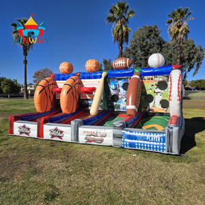 <span class=keywords><strong>Arena</strong></span> Deportiva Inflable Comercial All Star, Juego de Baloncesto y Béisbol para Interiores y Exteriores, para Diversión y Ejercicio - Product Image 3