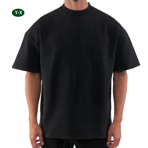 <span class=keywords><strong>Y</strong></span>-X OEM Chine imprimé hommes <span class=keywords><strong>t</strong></span>-shirt logo personnalisé équipage épais poids lourd partout sublimation coton surdimensionné <span class=keywords><strong>t</strong></span>-shirt pour hommes - Product Image 3