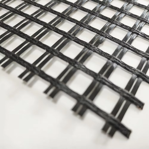 Asfalto Cemento Ferrocarril Pavimento Balda Aeropuerto Pista Fibra de vidrio Geogrid - Product Image 3