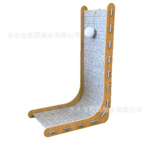 Rascador para Gatos en Forma de L, Material de Fieltro, Duradero, Montado en la Pared, Estilo Minimalista, Árboles para Gatos - Product Image 5