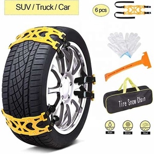 Cadena de tracción para coche, neumático de plástico de goma TPU, cadena de protección contra la nieve, SUV, camión, remolque, coche, nieve, barro, arena, herramienta de reparación de emergencia - Product Image 2