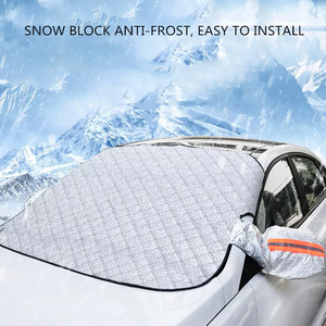 Garde la <span class=keywords><strong>voiture</strong></span> au frais, été, pare-brise de <span class=keywords><strong>voiture</strong></span>, neige, glace, protection d'essuie-glace en <span class=keywords><strong>hiver</strong></span>, magnétique, imperméable, pare-soleil, couverture de fenêtre - Product Image 2