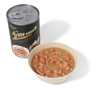 Lata húmeda de comida para gatos, 400g, con logotipo privado, partículas de carne en trozos, comida para gatos en lata - Product Image 2