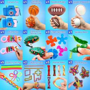 Wholesale Bulk Crochet <b>Fidget</b> Sensory Toys Pack 125pcs New Hype <b>Fidget</b> Games Party Favors Sensory Light Metal Novelty Gag Toys - Product Image 4