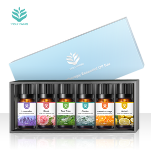 Chất lượng cao <span class=keywords><strong>6</strong></span> gói thiết lập của tinh dầu cơ thể Tinh dầu chăm sóc da Thiết lập Hộp Quà Tặng nuôi dưỡng nhẹ nhàng trên khuôn mặt và cơ thể massage - Product Image 1