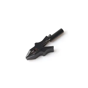 Clip de test de connexion à vis Bec plat avec dents Tout cuivre Test électronique <span class=keywords><strong>pince</strong></span> <span class=keywords><strong>crocodile</strong></span> Clip d'isolation tout plastique 80mm - Product Image 1