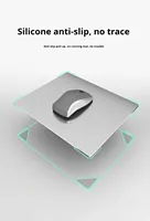 Support de souris pour ordinateur portable, support de bureau en alliage d'aluminium, accessoire informatique pour la maison et le bureau, tapis de table pour jeux électroniques, style créatif, stock
