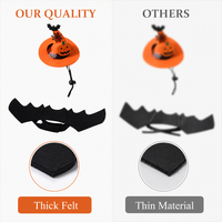 Meilleures ventes Alibaba : Ensemble de décoration d'Halloween pour animaux de compagnie, assortiment de chapeaux de sorcière, capes et accessoires, tenues pour chats et chiens style Europe et Amérique, citrouille