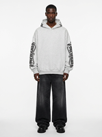 Sweat à capuche d'hiver en molleton épais 390 GSM pour homme, coupe oversize, imprimé numérique, écologique, personnalisable OEM, marque privée, MOQ 10 pièces