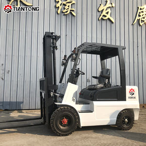 Chariot élévateur électrique à batterie <span class=keywords><strong>lithium</strong></span> 2 tonnes certifié CE, charge rapide, entretien facile, durable pour utilisation en entrepôt et en allées étroites - Product Image 1