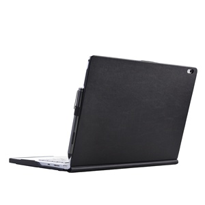 PU Cover quay lại máy tính xách tay tay áo đứng trường hợp trường hợp bảo vệ cho <span class=keywords><strong>Microsoft</strong></span> Bề mặt cuốn sách 1 2 3 13.5 inch - Product Image 1