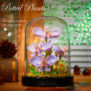 Microflower אבני בניין פרחים קישוט זר קישוט מיקרו בניין בלוק סט עם 4 סגנונות - Product Image 3