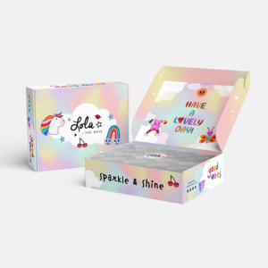 Logo personnalisé rose carton ondulé papier E Commerce emballage Mailer expédition boîte postale - Product Image 1